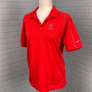 Nike Shirt Women XLarge‎ 18-20 Red Golf Dri-Fit TPC SCOTTSDALE TIGER WOODS Top